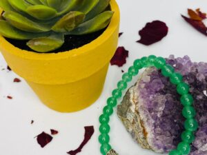 Pulsera Jade Translucido de 17 a 18 cm