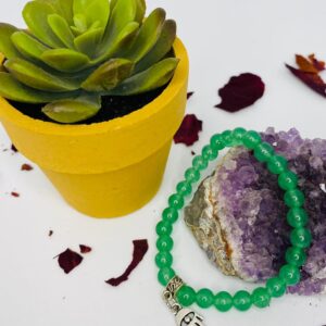 Pulsera Jade Translucido de 17 a 18 cm