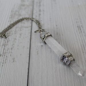 Péndulo varita de Poder Cuarzo Cristal