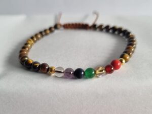 Pulsera Ojo de Tigre - 7 chakras