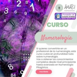 Curso Numerología Pitagórica online - Ámate! Health & Wellness certificado IAOTH