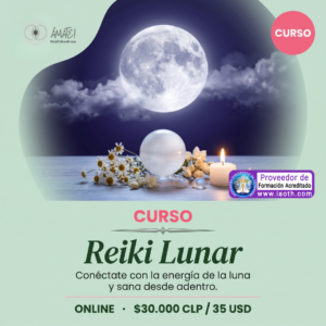 Curso Reiki Lunar online - Ámate! Health & Wellness certificado IAOTH